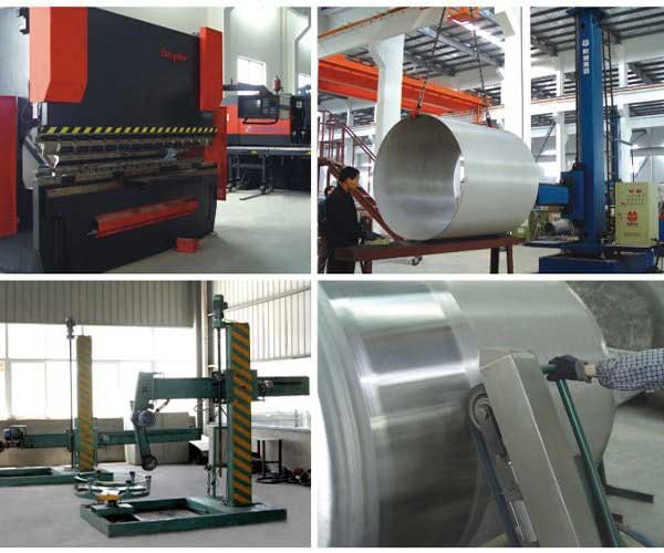 Stainless steel sheet bending and polishing